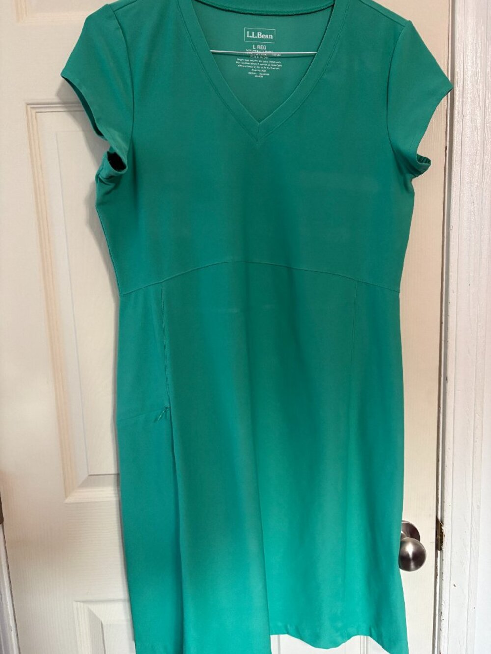 LL Bean Green Large Athletic Dress